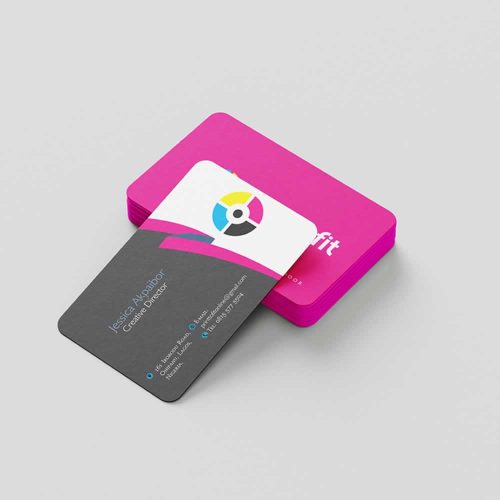 Rounded Business Cards